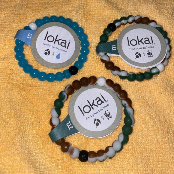 lokai bracelets size M lot of 3 - Picture 1 of 4